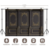 LB0417 Classic Interior Wall Theme Backdrop